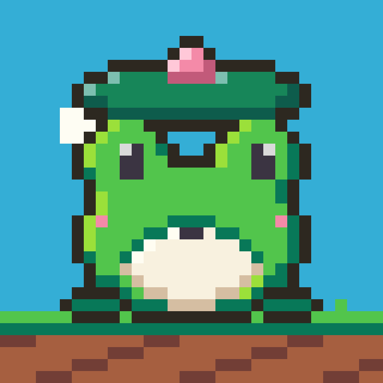 Lotoad, a grass-type Hoodmon