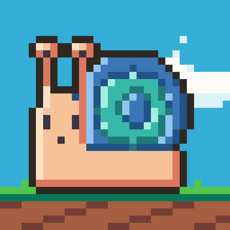 Snailwave, a water-type Hoodmon