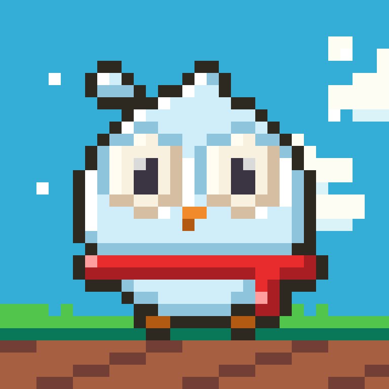 Frowlet, a ice-type Hoodmon
